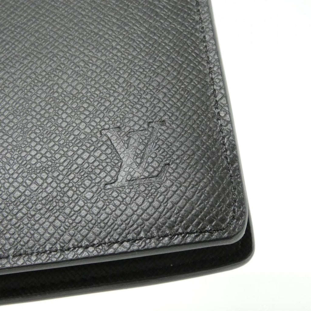 Louis Vuitton Black Leather Long Wallet