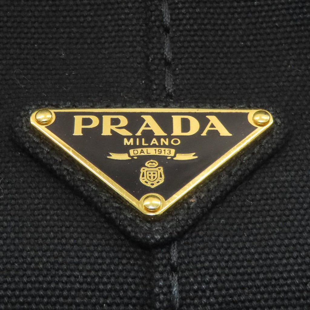 Prada Black Canvas Handbag
