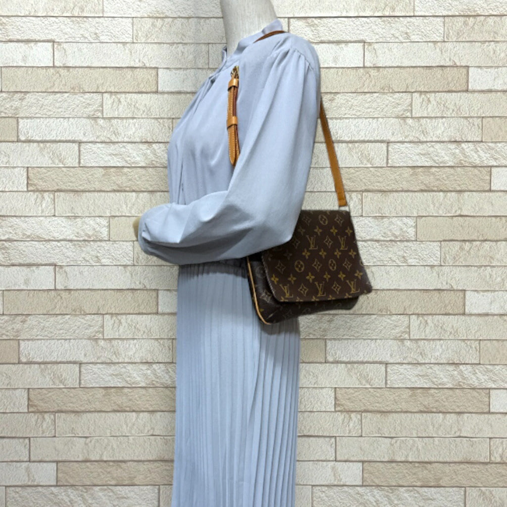 Louis Vuitton Brown Monogram Canvas Shoulder Bag