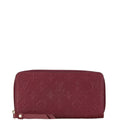 Louis Vuitton Purple Raisin Leather Long Wallet