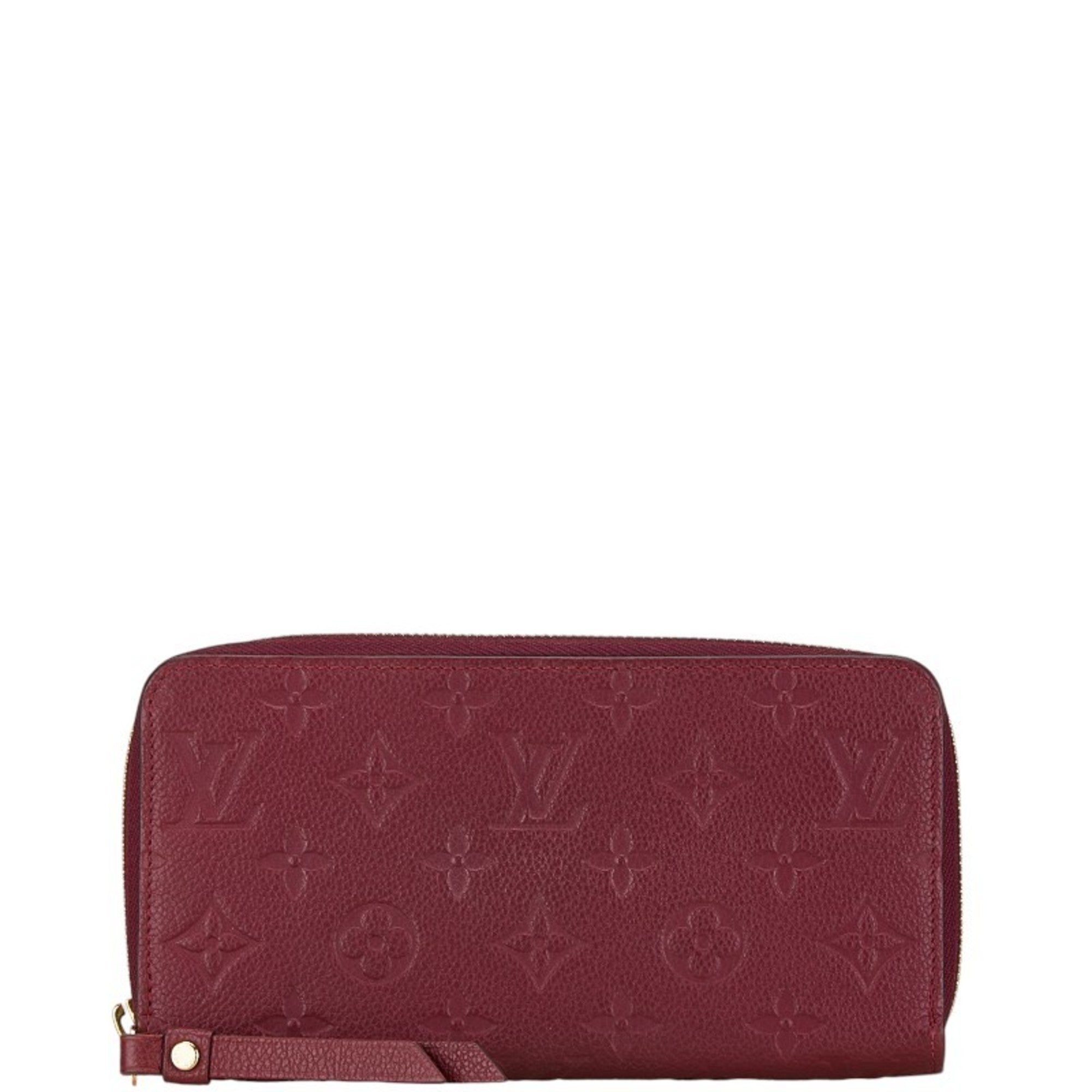 Louis Vuitton Purple Raisin Leather Long Wallet
