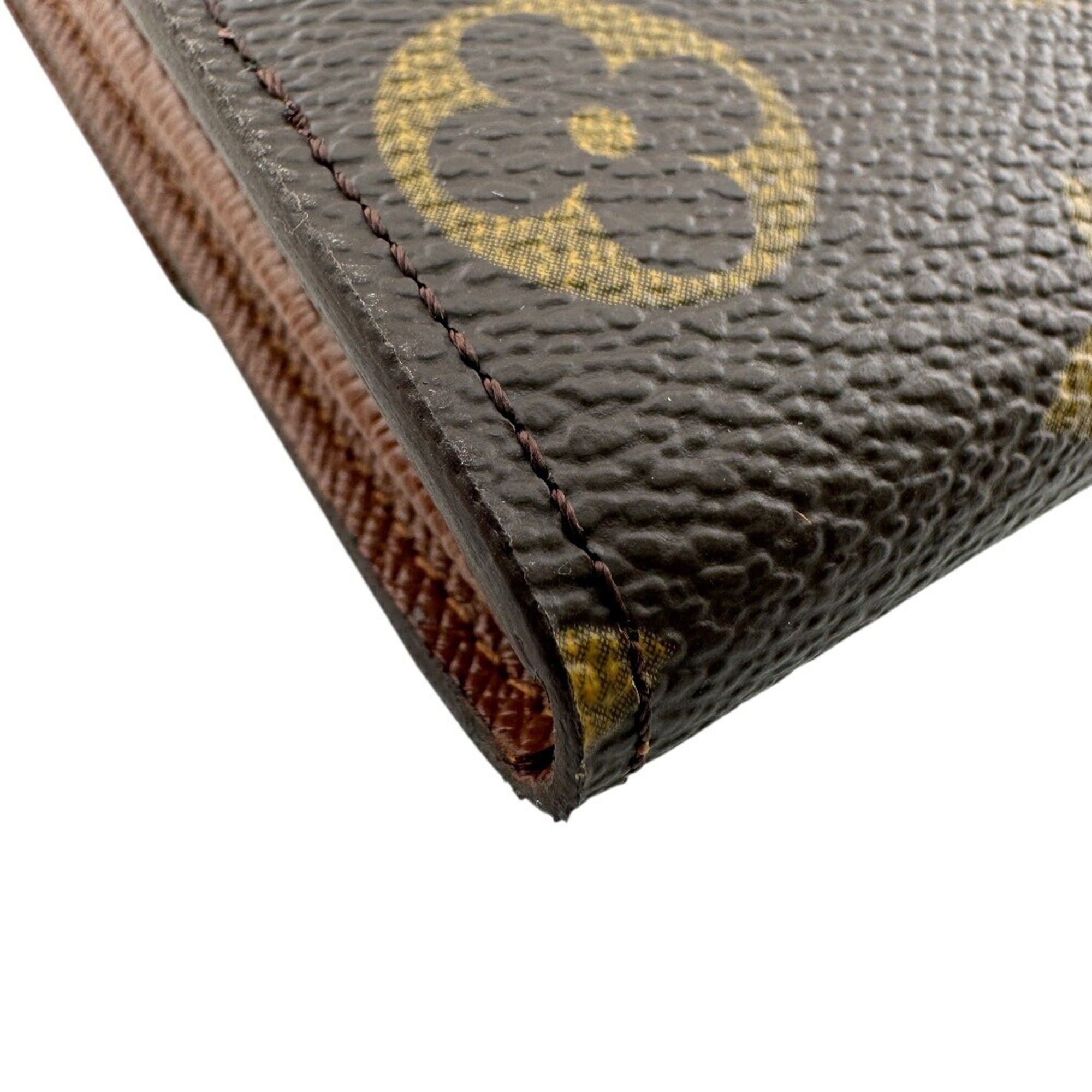 Louis Vuitton Monogram Brown Leather Long Wallet