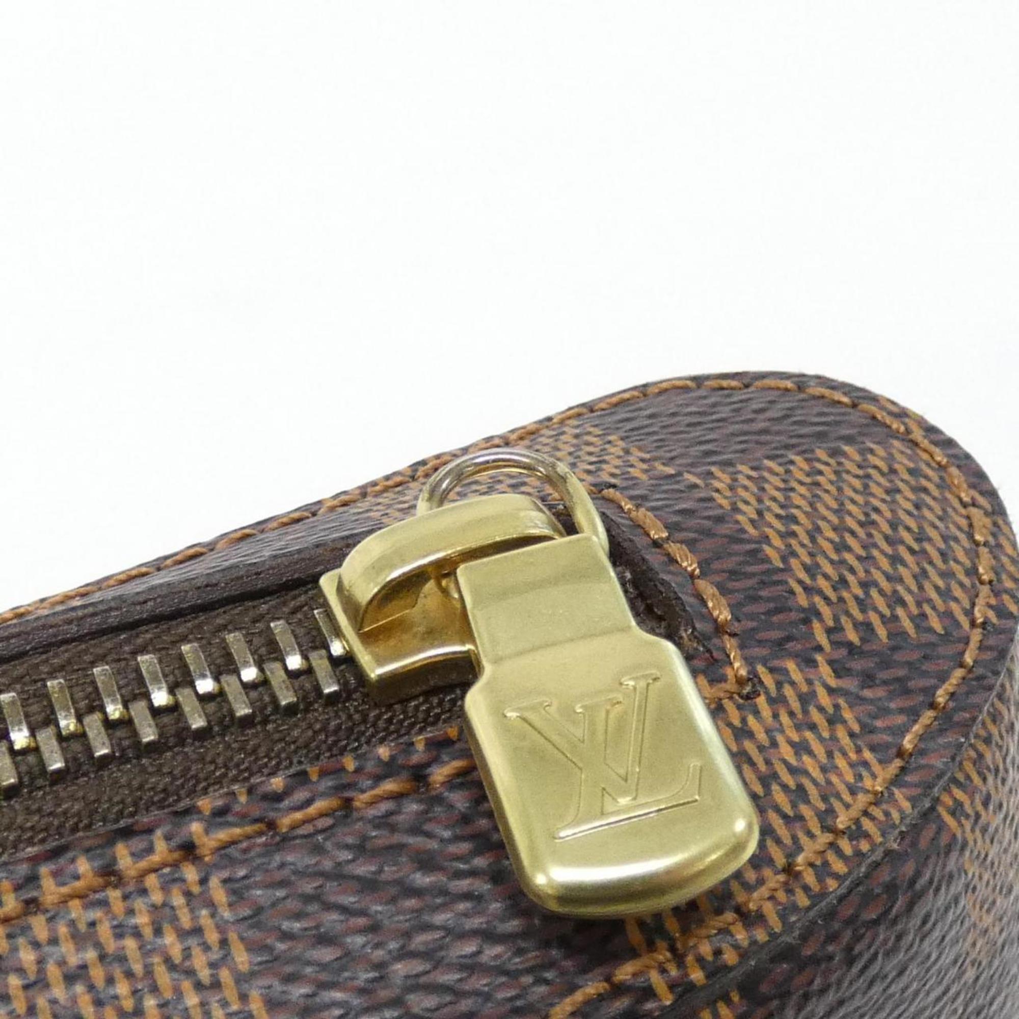 Louis Vuitton Brown Coated Canvas Shoulder Bag
