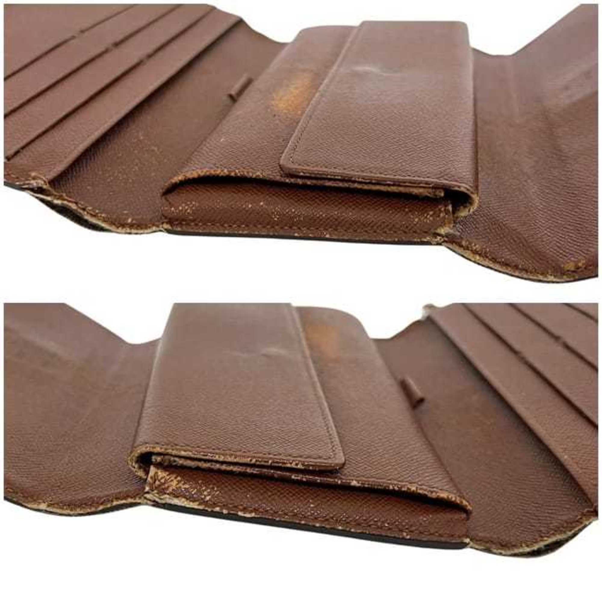 Louis Vuitton Brown Monogram Monogram Long Wallet (Tri-Fold)