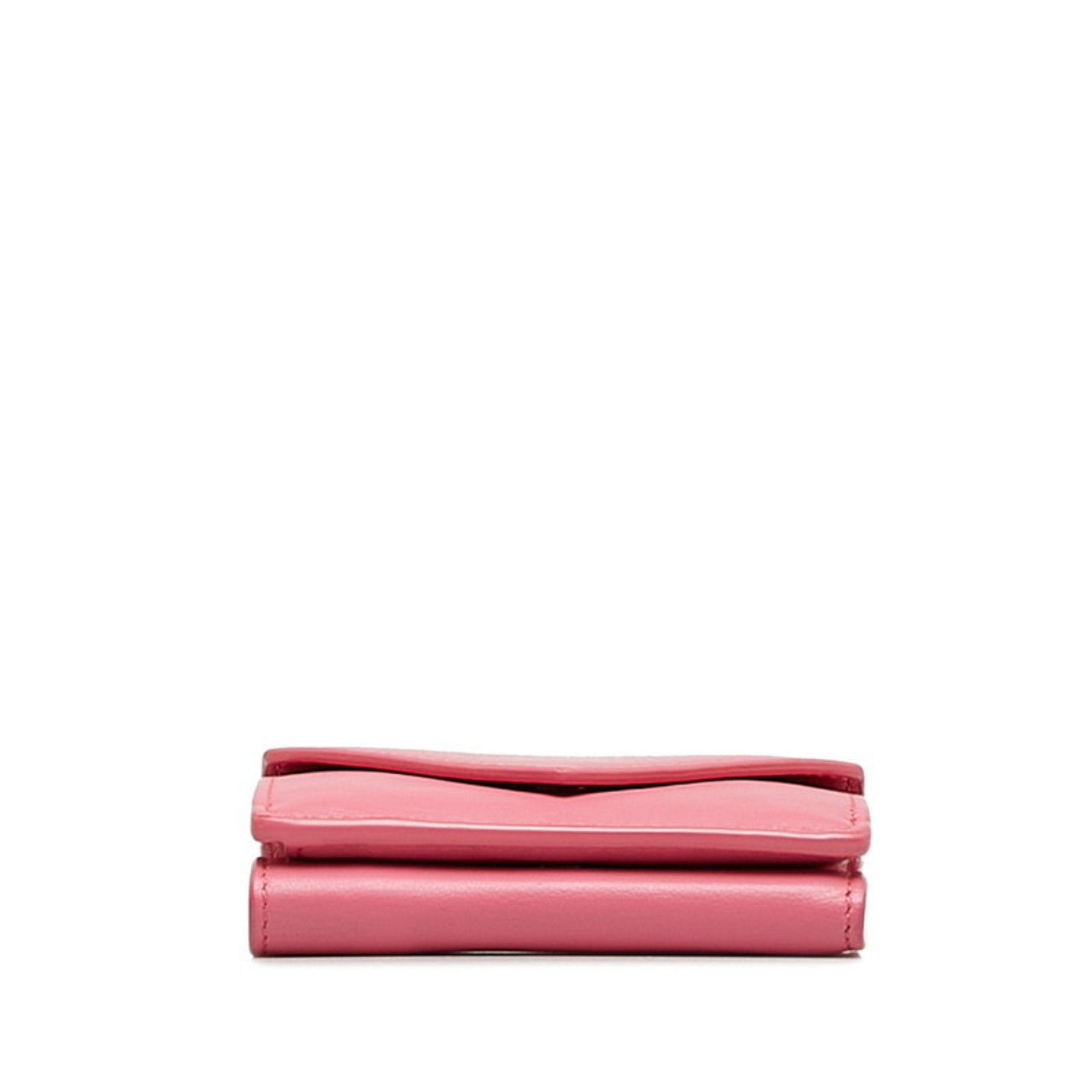 Balenciaga Pink Leather Wallet (Bi-Fold)