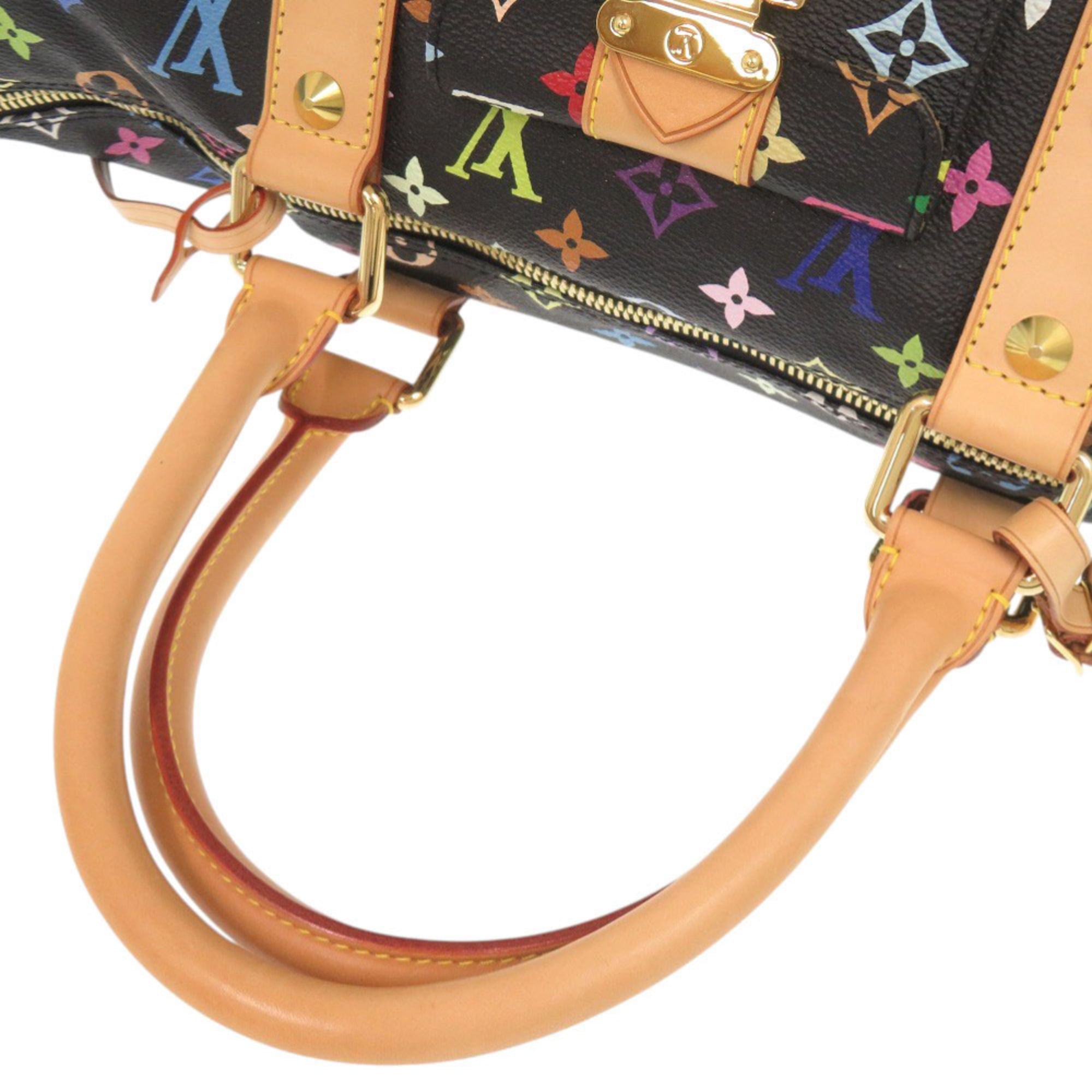Louis Vuitton Noir Monogram Multicolore Boston Bag