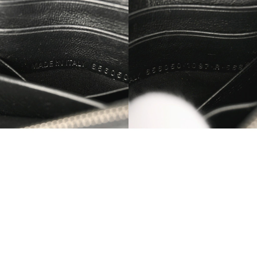 Balenciaga Black White Leather Shoulder