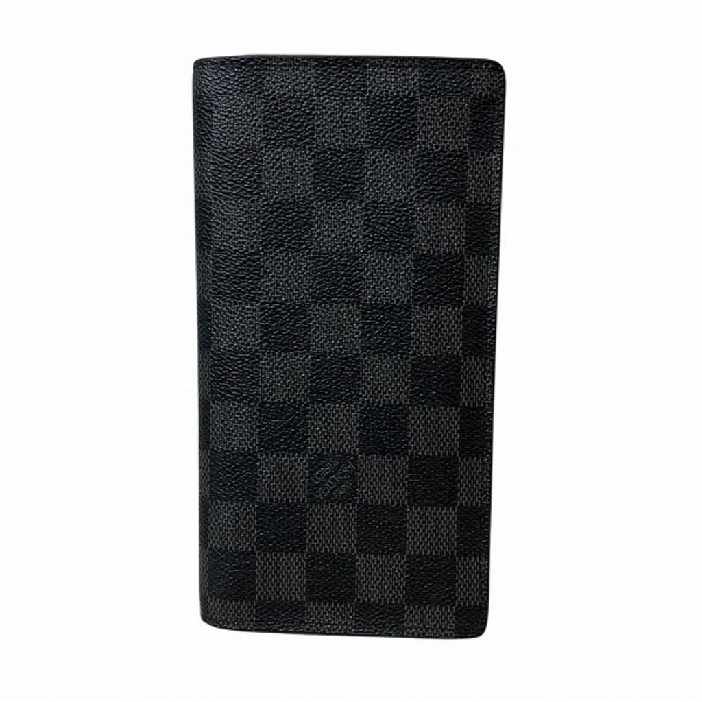 Louis Vuitton Black Damier Graphite Long Wallet
