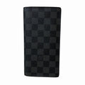 Louis Vuitton Black Damier Graphite Long Wallet