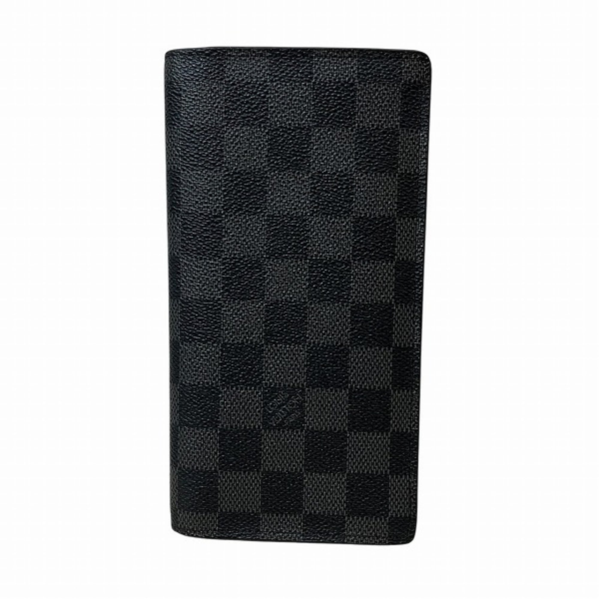 Louis Vuitton Black Damier Graphite Long Wallet