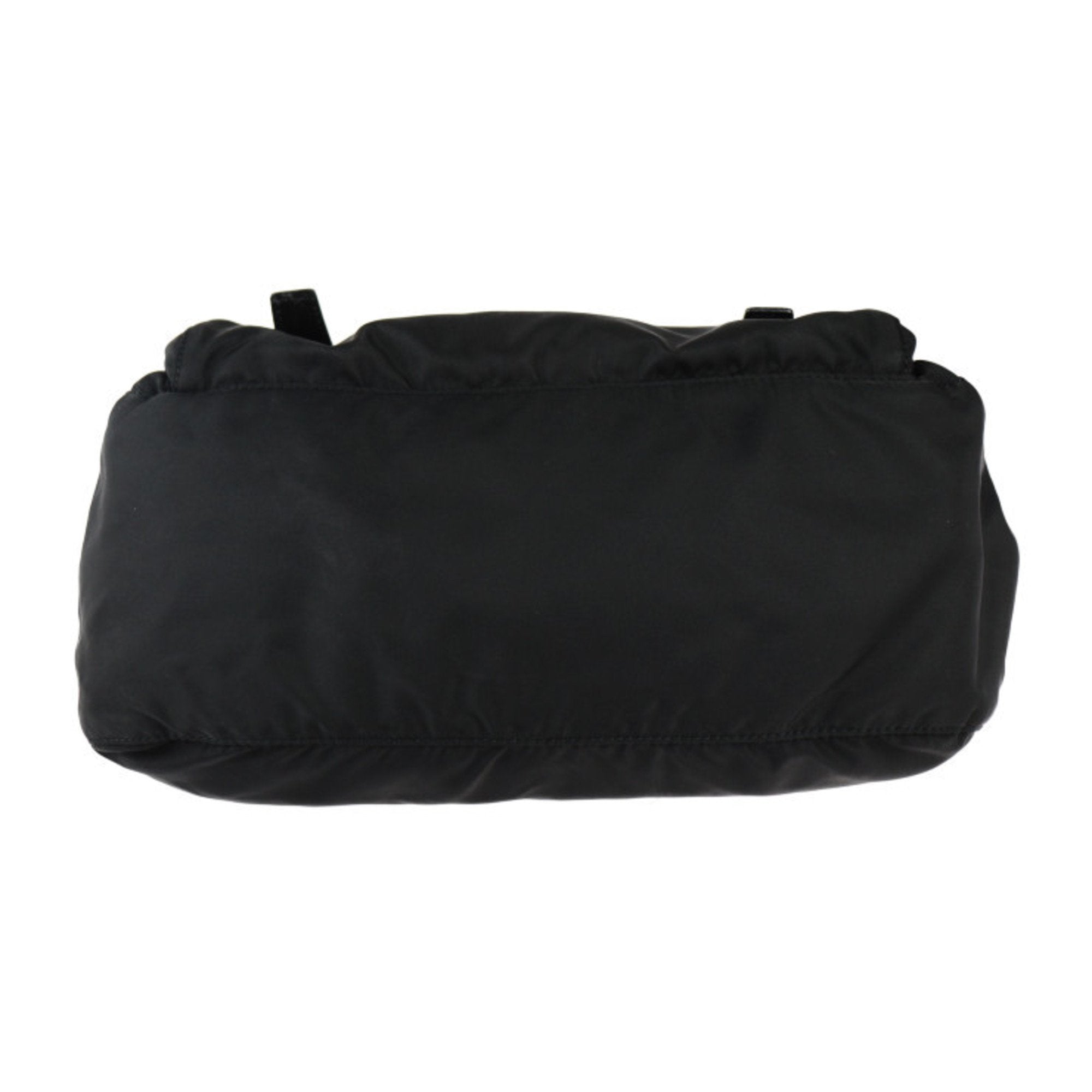 Prada Black Nylon Leather Messenger Bag Shoulder Bag