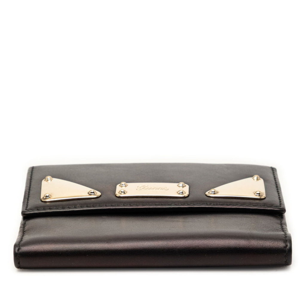 Gucci Black Leather Wallet (Bi-Fold) (Pre-Owned)