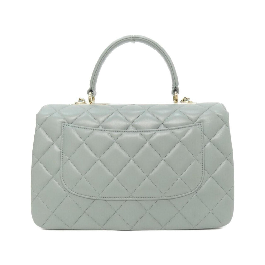 Chanel Light Blue Leather Handbag