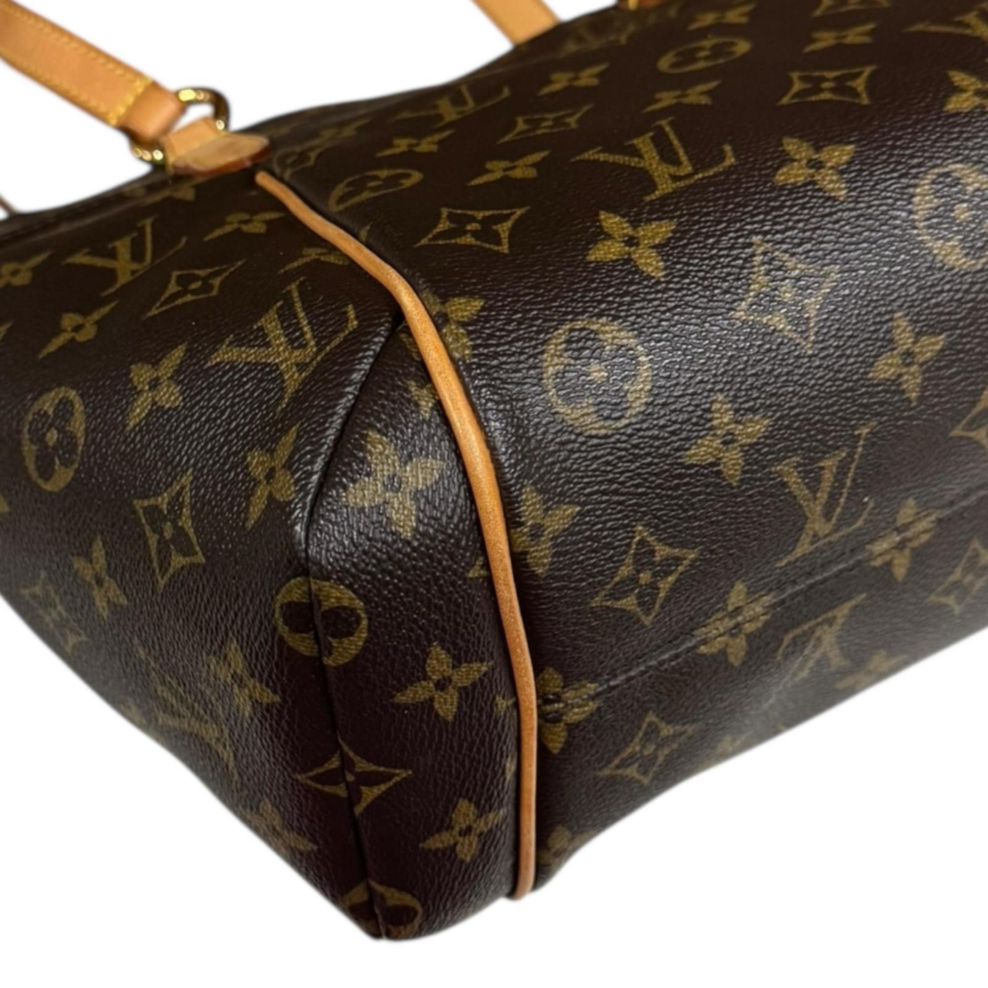 Louis Vuitton Brown Monogram Canvas Tote Bag