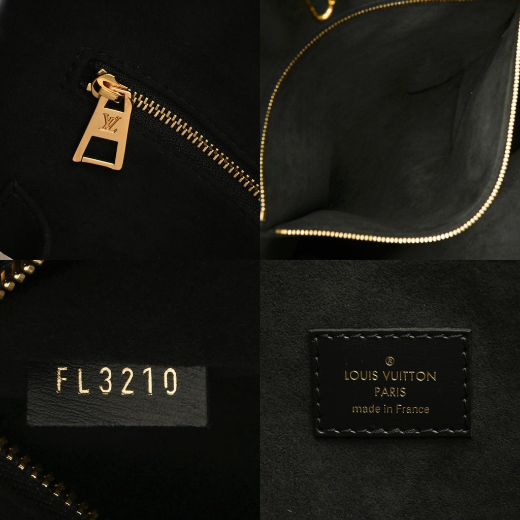 Louis Vuitton Black White Monogram Handbag