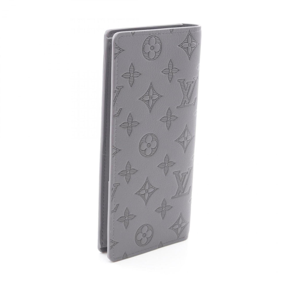 Louis Vuitton Gray Monogram Shadow Long Wallet