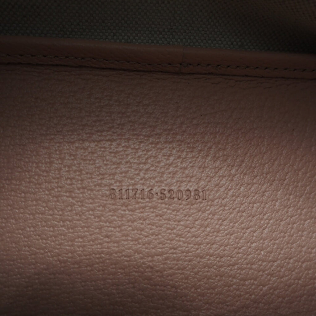 Gucci Pink Beige Coated Canvas Tote Bag (Pre-Owned)