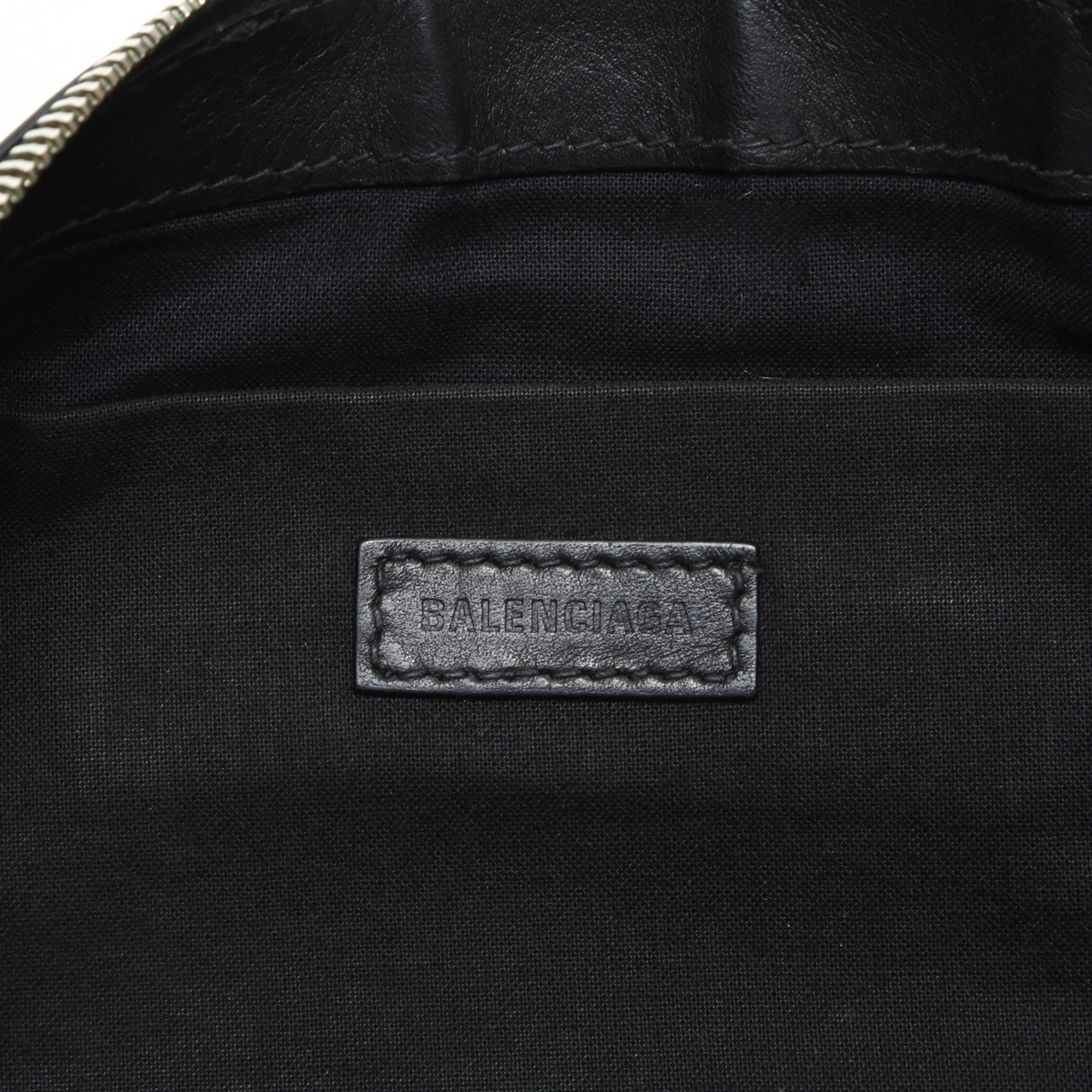Balenciaga Black Canvas Clutch