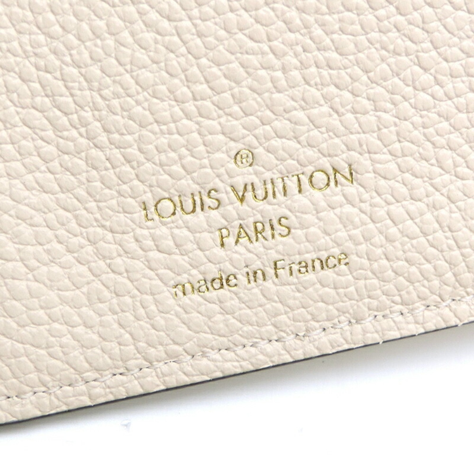 Louis Vuitton White Monogram Empreinte Wallet (Tri-Fold)