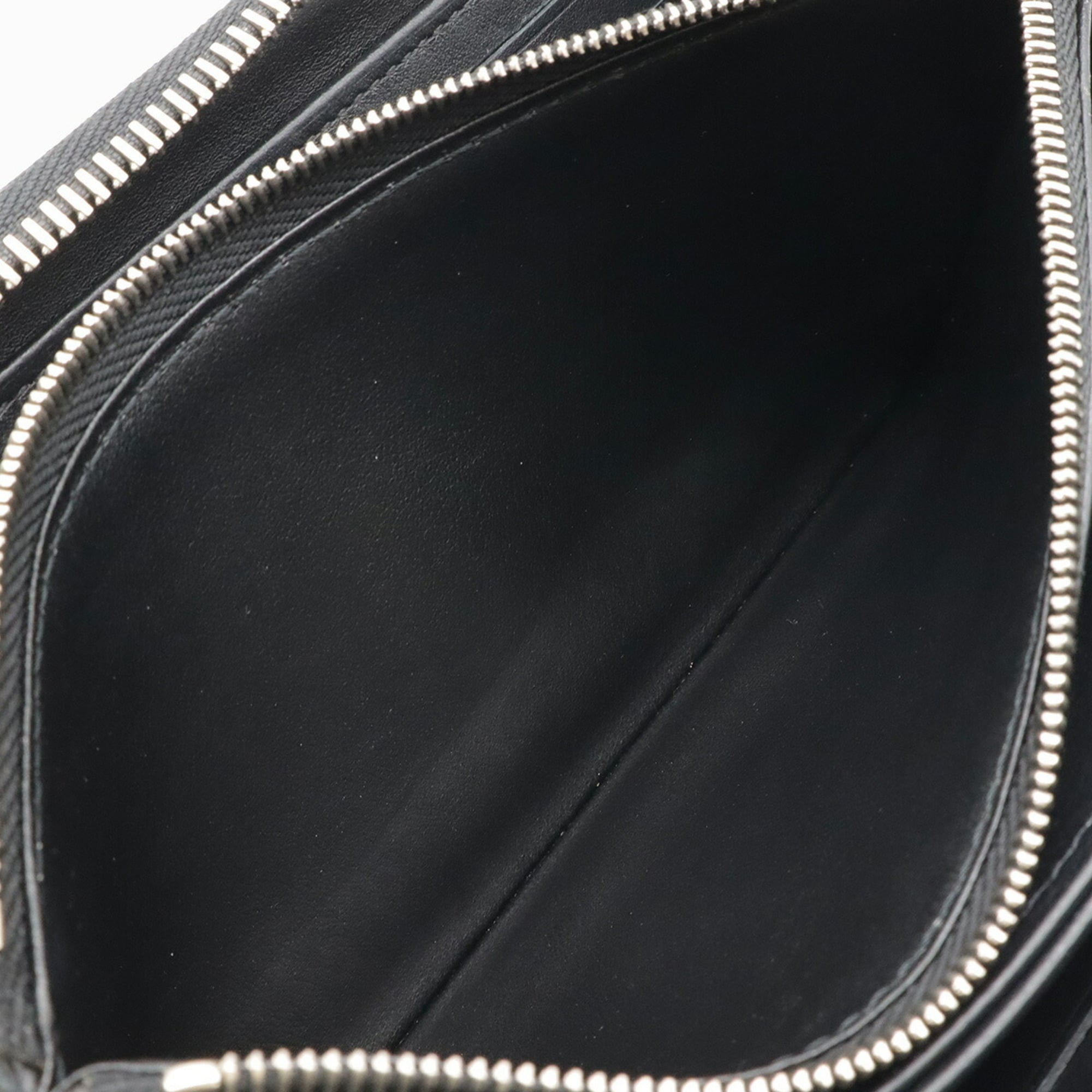 Louis Vuitton Black Noir Leather Coin Purse/Coin Case