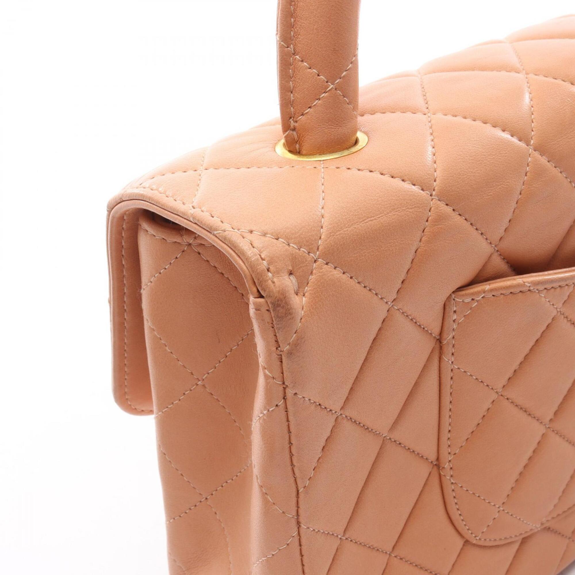 Chanel Orange Leather Handbag