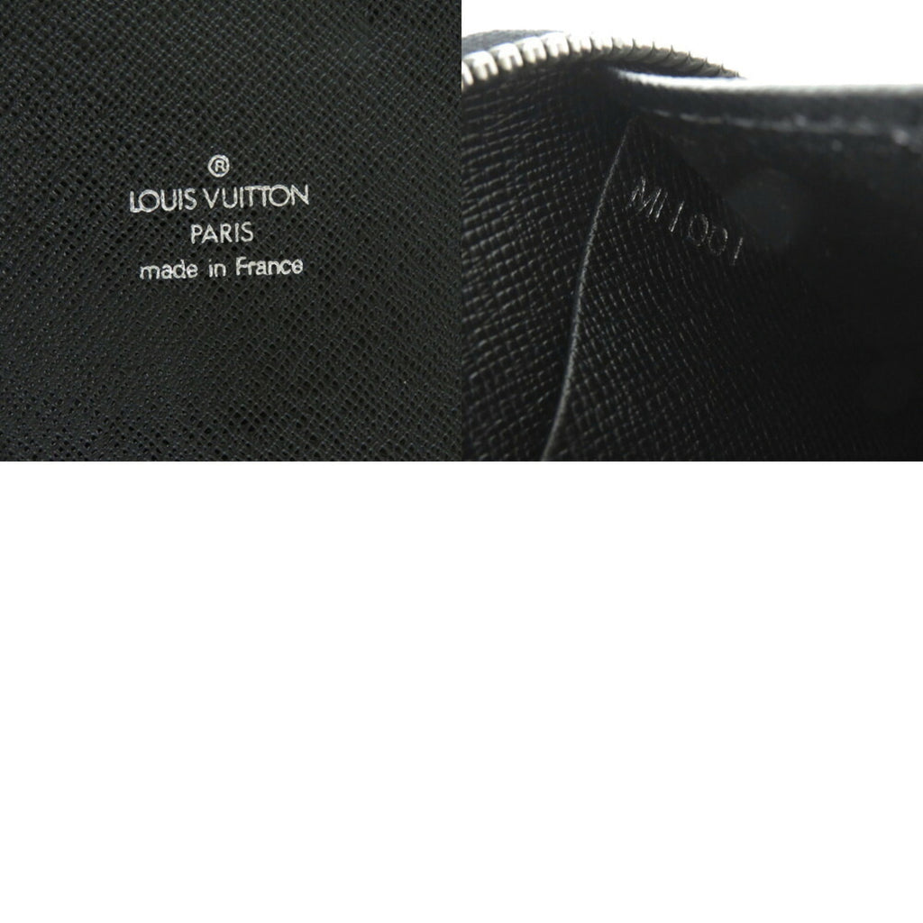 Louis Vuitton Black Taiga Leather Long Wallet