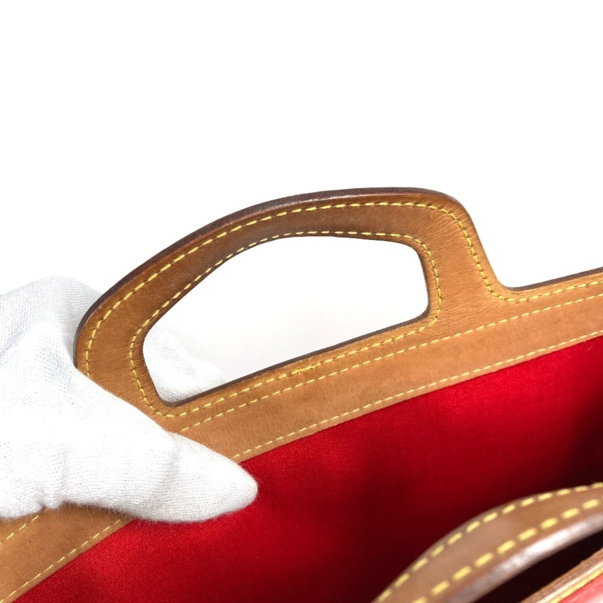 Louis Vuitton Galle Red Color Monogram Vernis Handbag