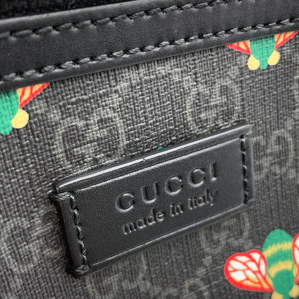 Gucci Black Gg Supreme Sling Bag (Pre-Owned)