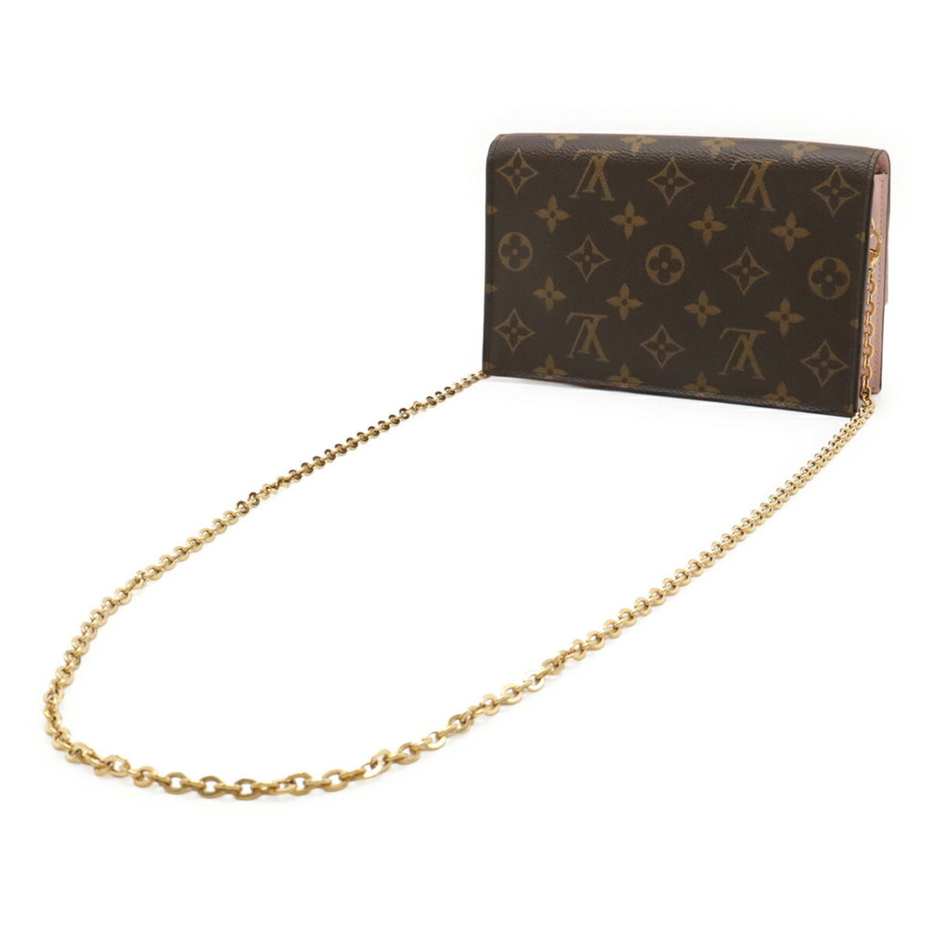 Louis Vuitton Rose Ballerine Monogram Clutch Bag Shoulder Bag