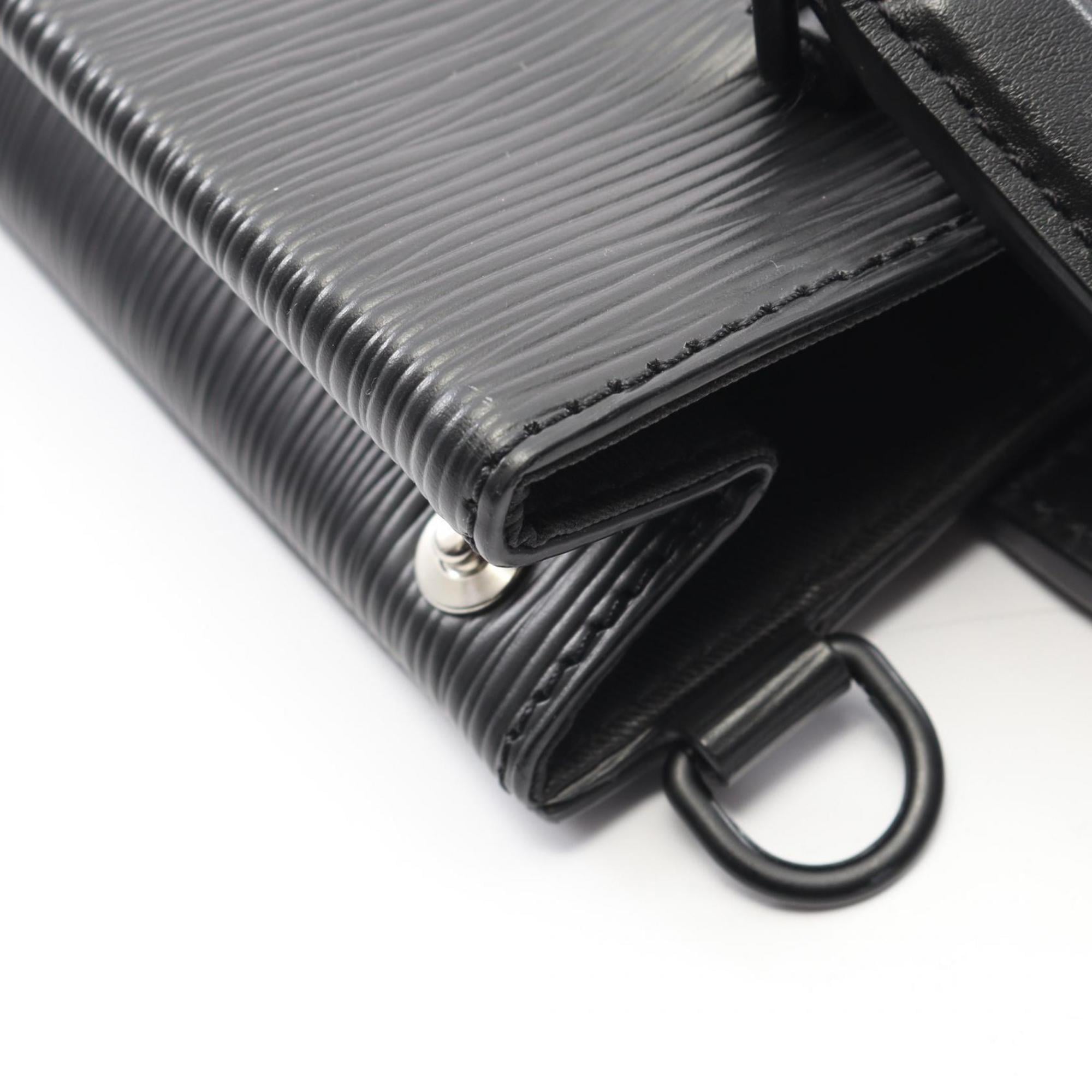Louis Vuitton Black Noir Epi Leather Handbag