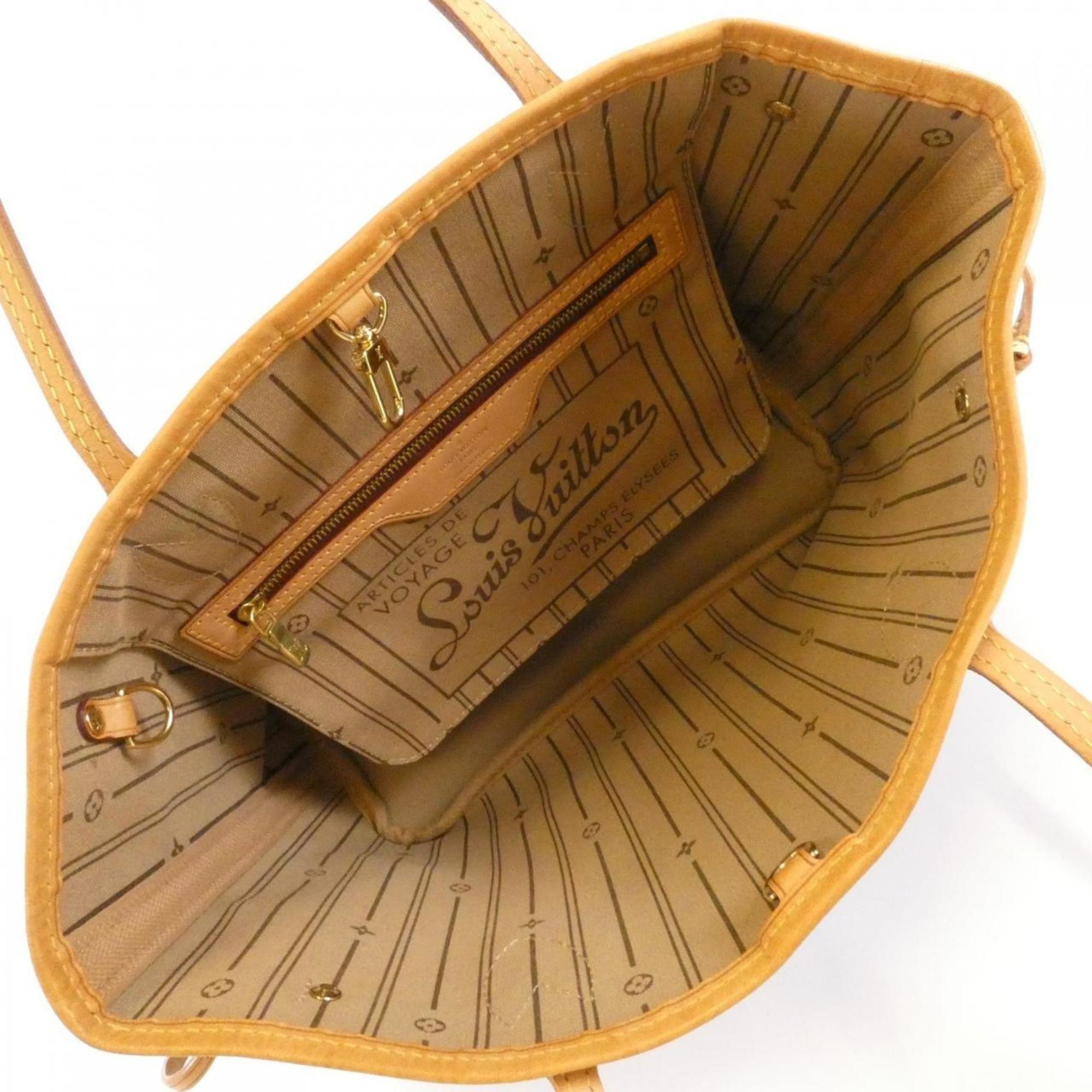 Louis Vuitton Brown Coated Canvas Handbag