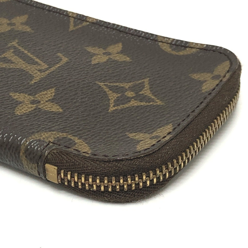 Louis Vuitton Black Brown Monogram Monogram Pochette