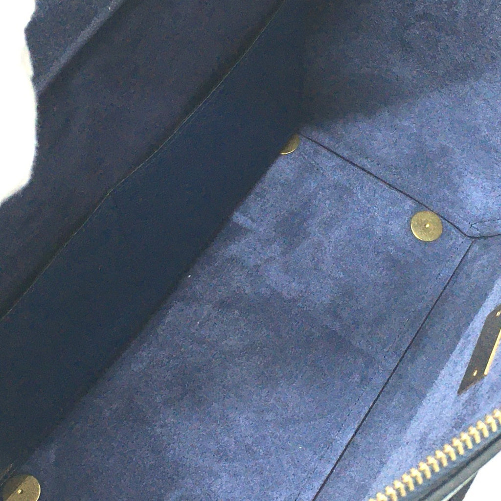 Celine Navy Leather Handbag