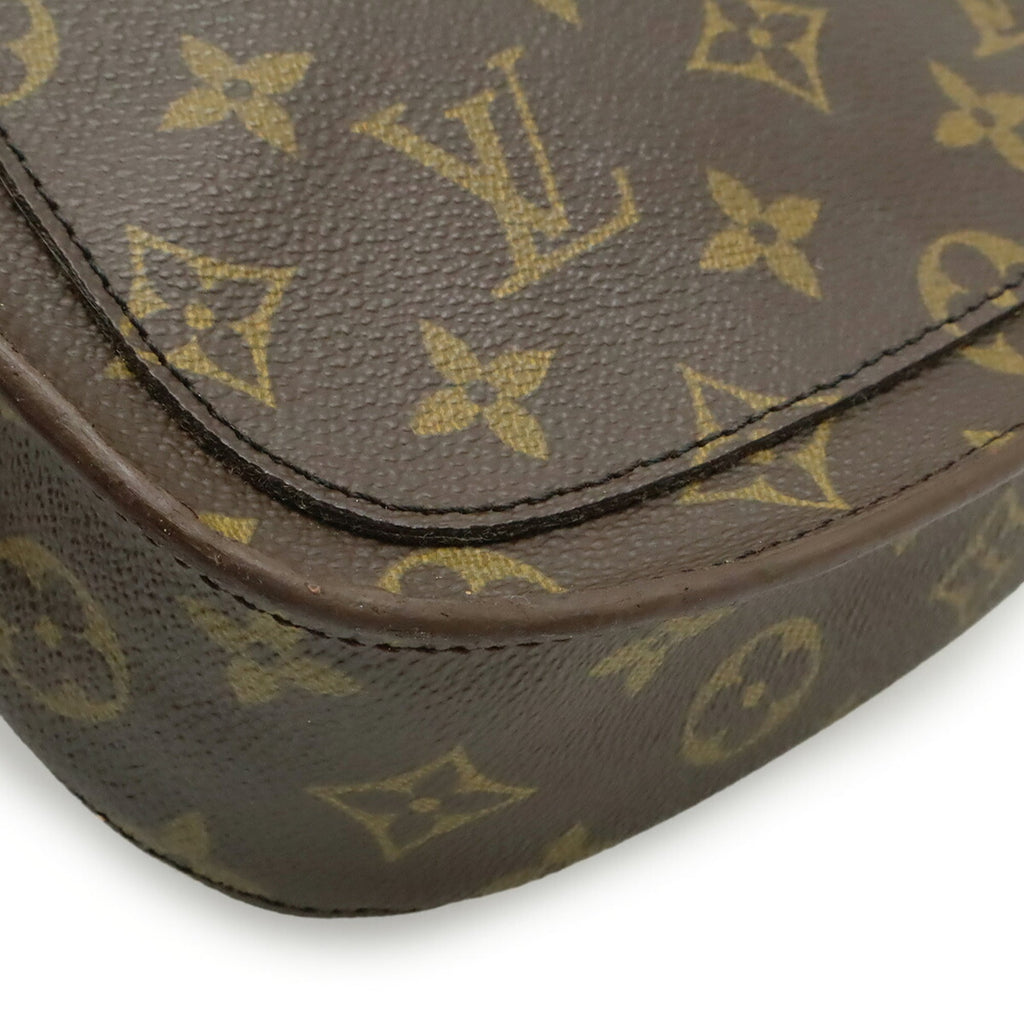 Louis Vuitton Brown Monogram Canvas Pvc Coated Canvas Pochette Shoulder Bag