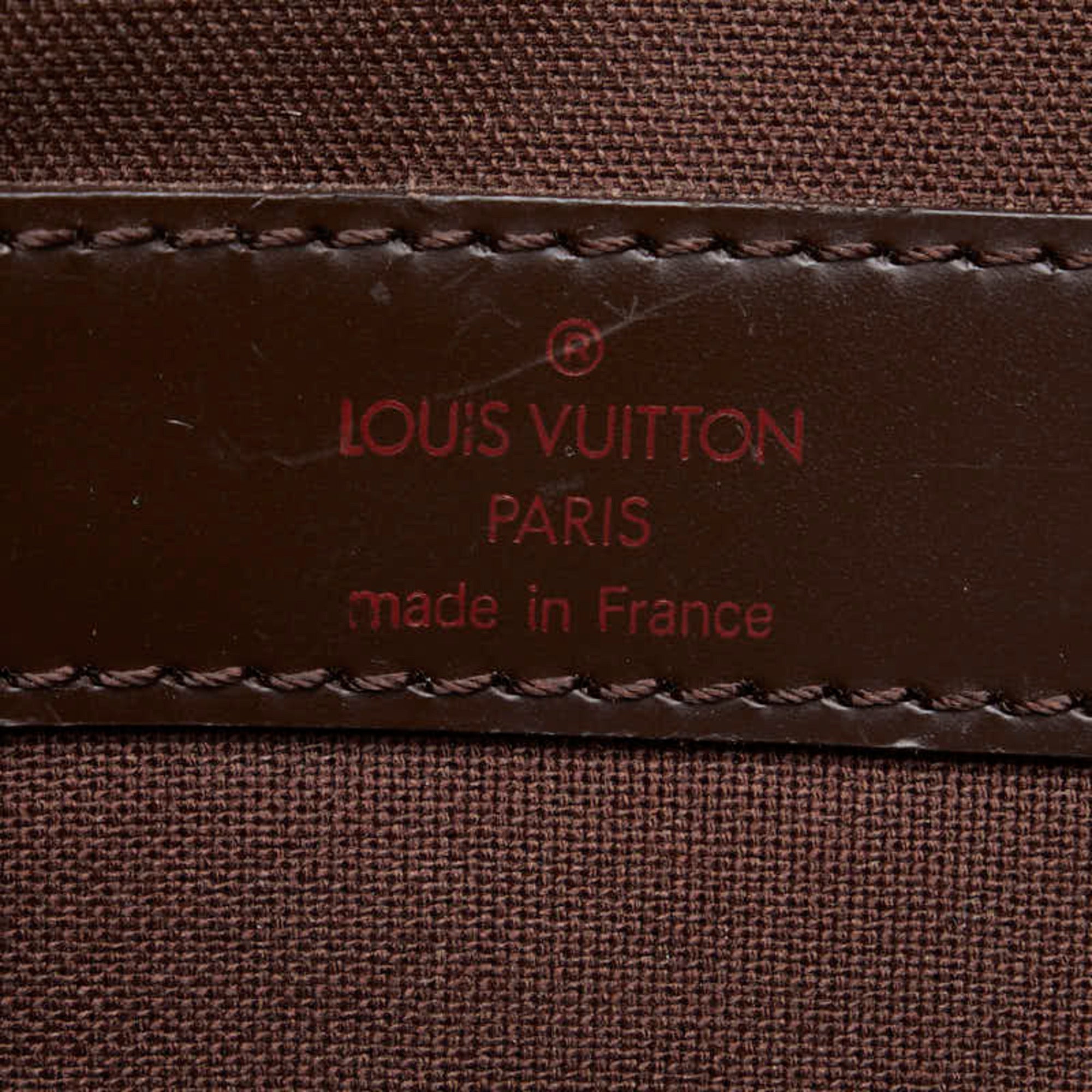 Louis Vuitton Damier Brown Pvc Leather Shoulder Bag