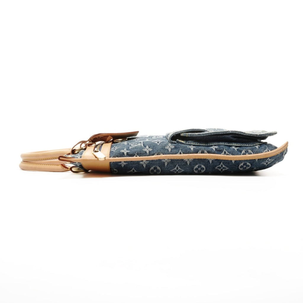 Louis Vuitton Navy Monogram Denim Handbag