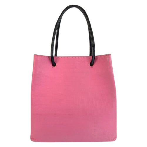 Balenciaga Black Pink Leather Shoulder Bag Tote