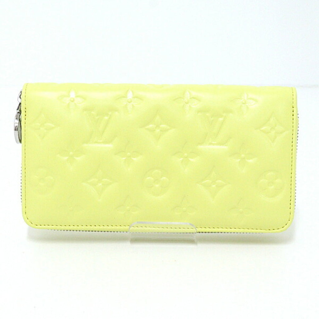 Louis Vuitton Yellow Leather Coin Purse/Coin Case