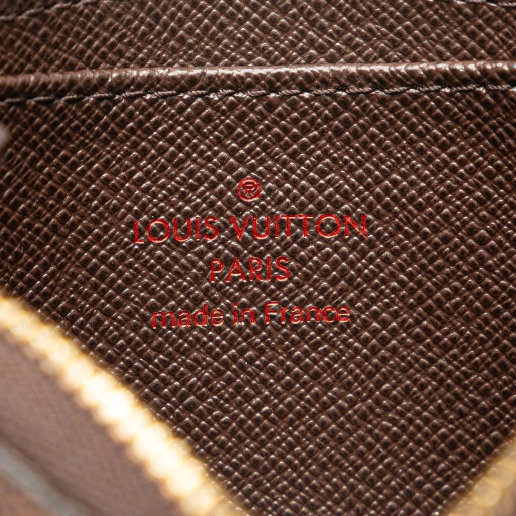 Louis Vuitton Brown Pvc Leather Coin Purse/Coin Case