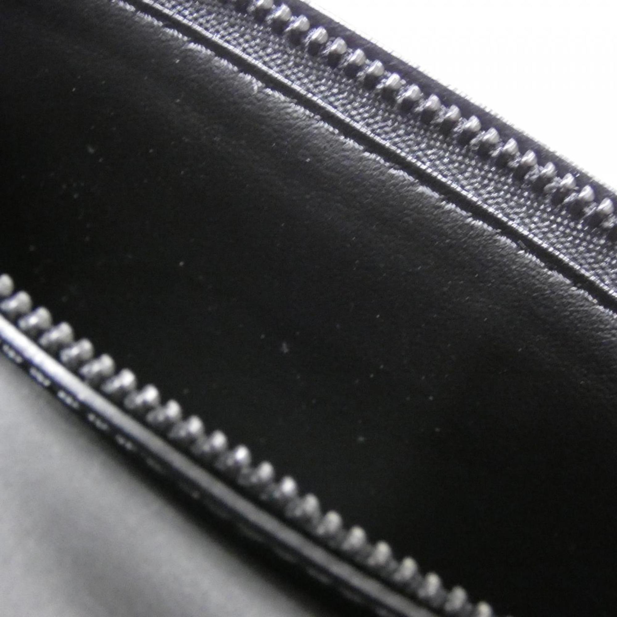Louis Vuitton Black Leather Long Wallet