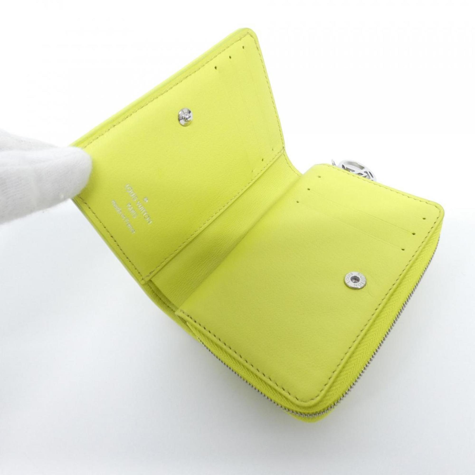 Louis Vuitton Yellow Leather Long Wallet