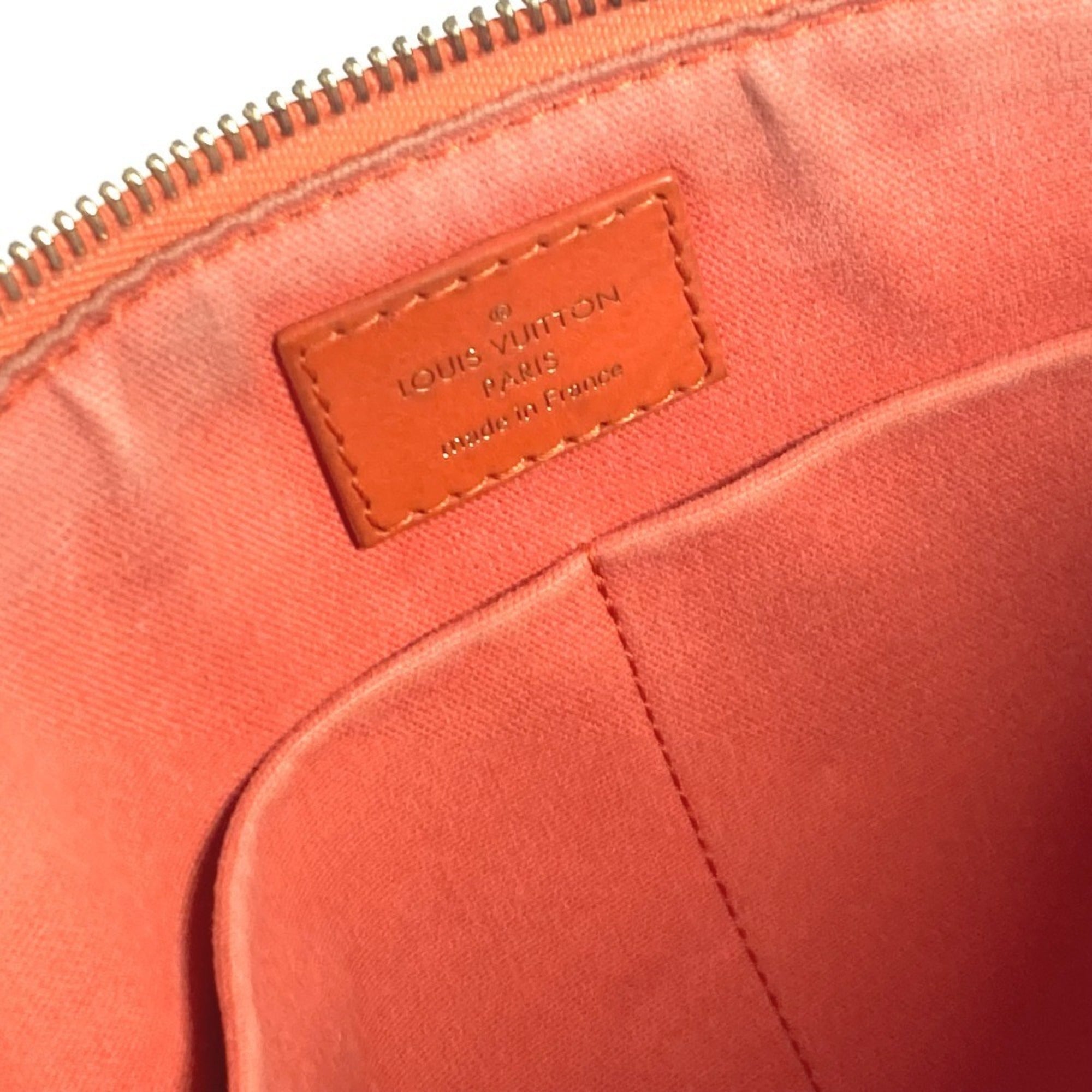 Louis Vuitton Damier Orange Pimont Damier Canvas Clutch Bag Pouch Shoulder Bag