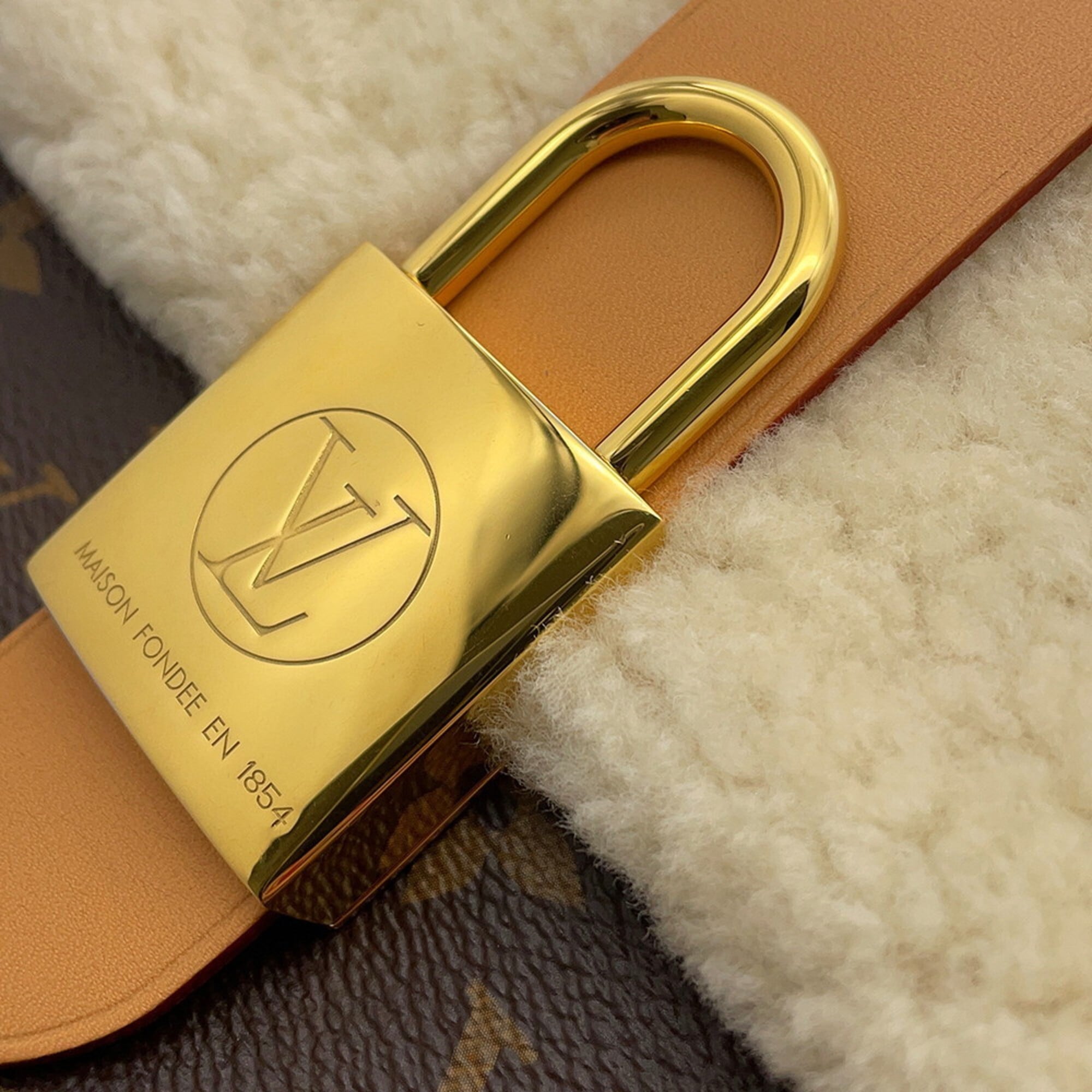 Louis Vuitton Brown Monogram Monogram Leather Handbag