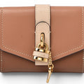 Chloé Brown Multi-Color Leather Wallet (Tri-Fold) (Pre-Owned)