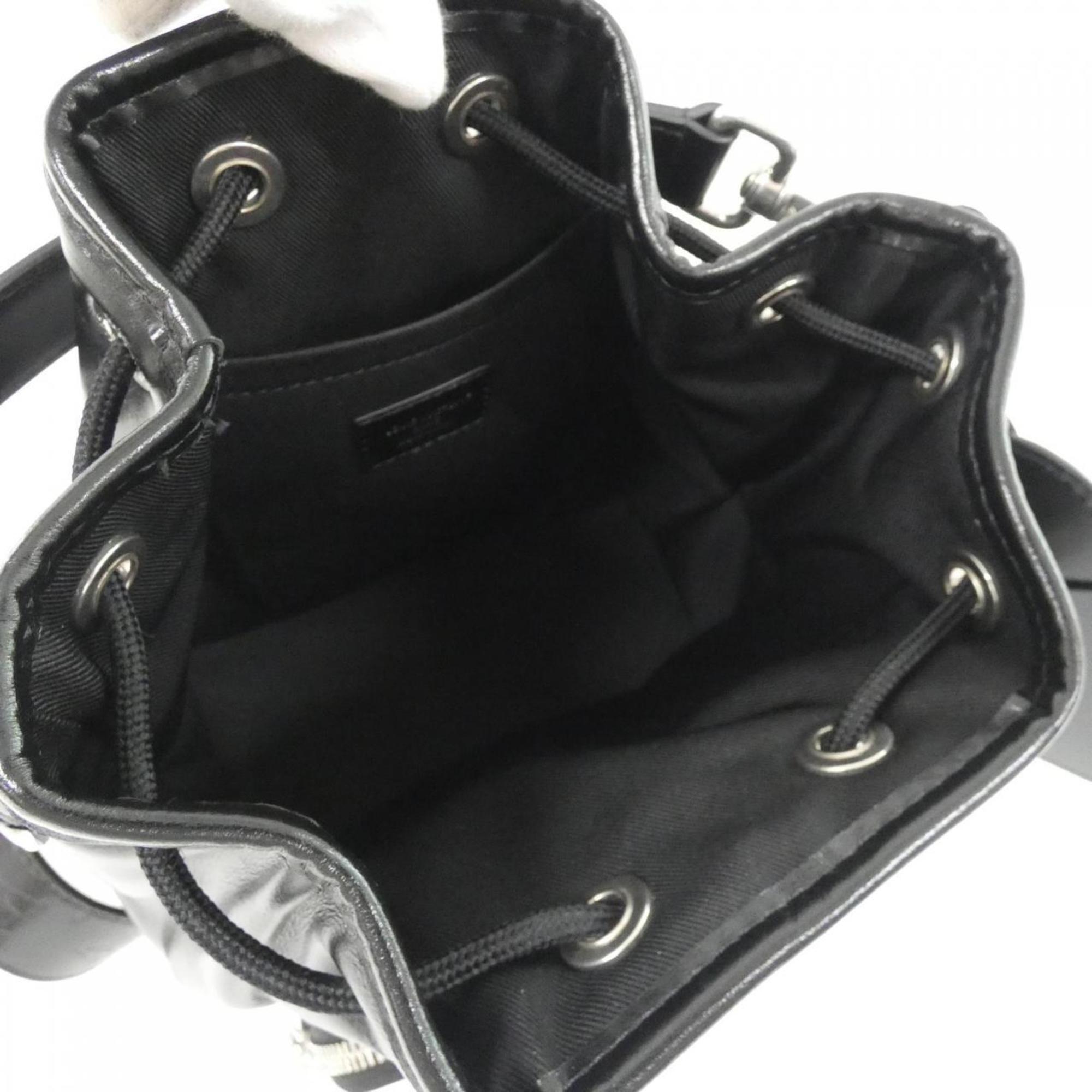 Louis Vuitton Black Leather Shoulder Bag