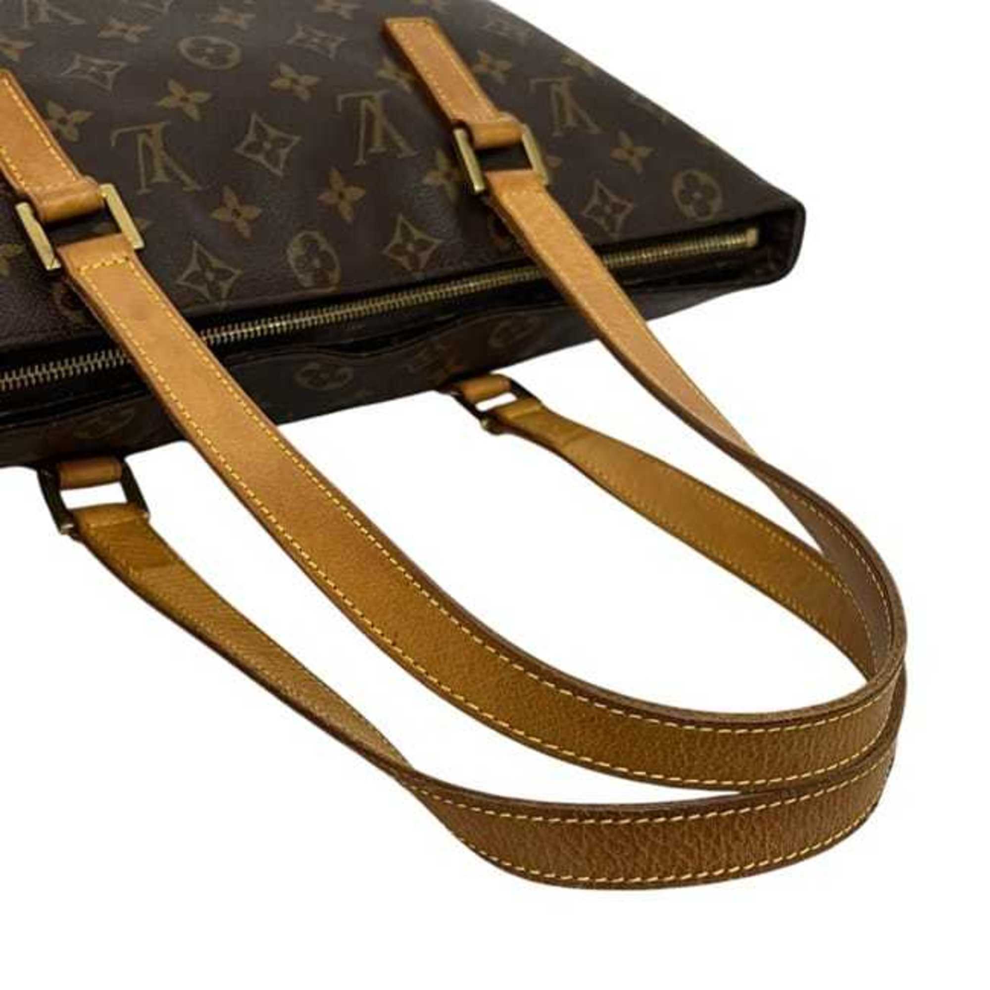 Louis Vuitton Monogram Brown Monogram Leather Tote Bag