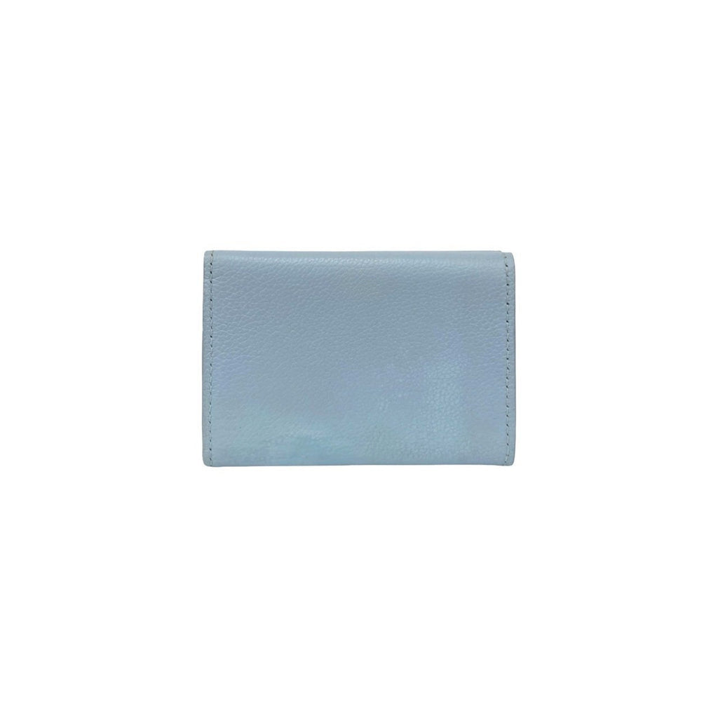 Louis Vuitton Blue Leather Wallet (Tri-Fold)