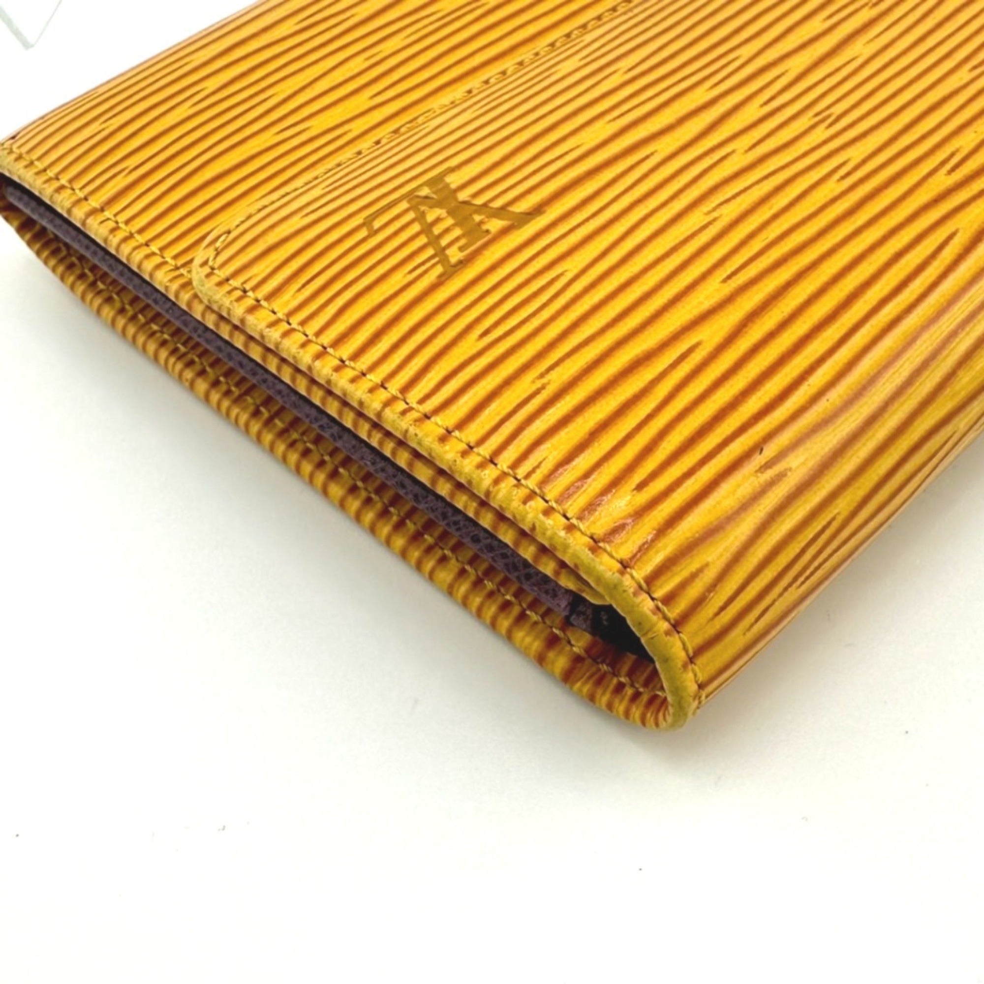 Louis Vuitton Yellow Epi Leather Long Wallet