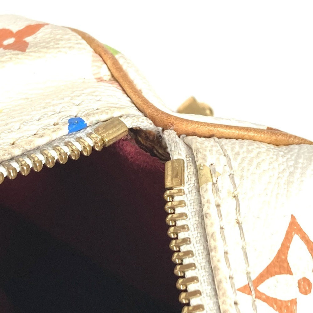 Louis Vuitton Monogram Multicolore Blanc White Monogram Multicolore Boston Bag Handbag
