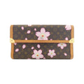 Louis Vuitton Brown Coated Canvas Long Wallet (Tri-Fold)